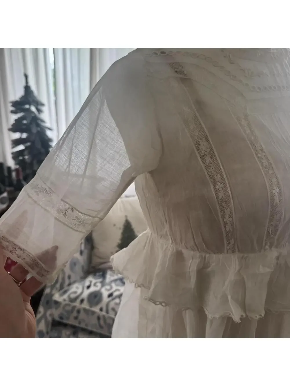 Edwardian Cotton Lawn Dress - Picture 8 of 8